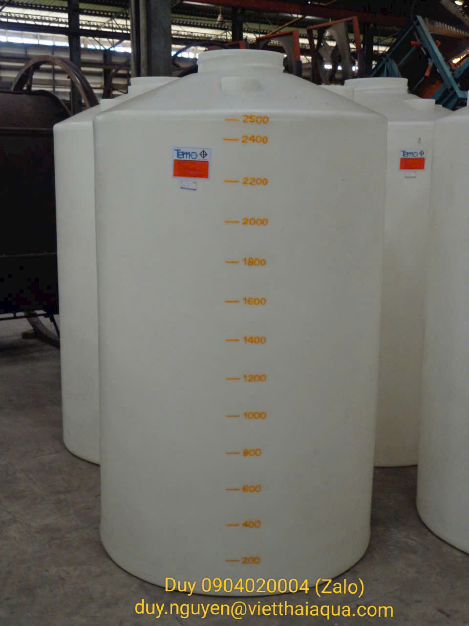 Bồn nhựa PE, HDPE Tema Pakco Loại 2500 lít đến 10.000 lít – CEN2K5B / CEN4K0A / CEN6K0A / CEN10K0A